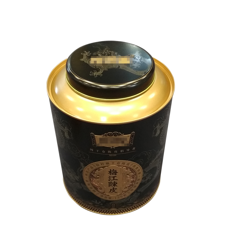 陈皮白茶铁罐